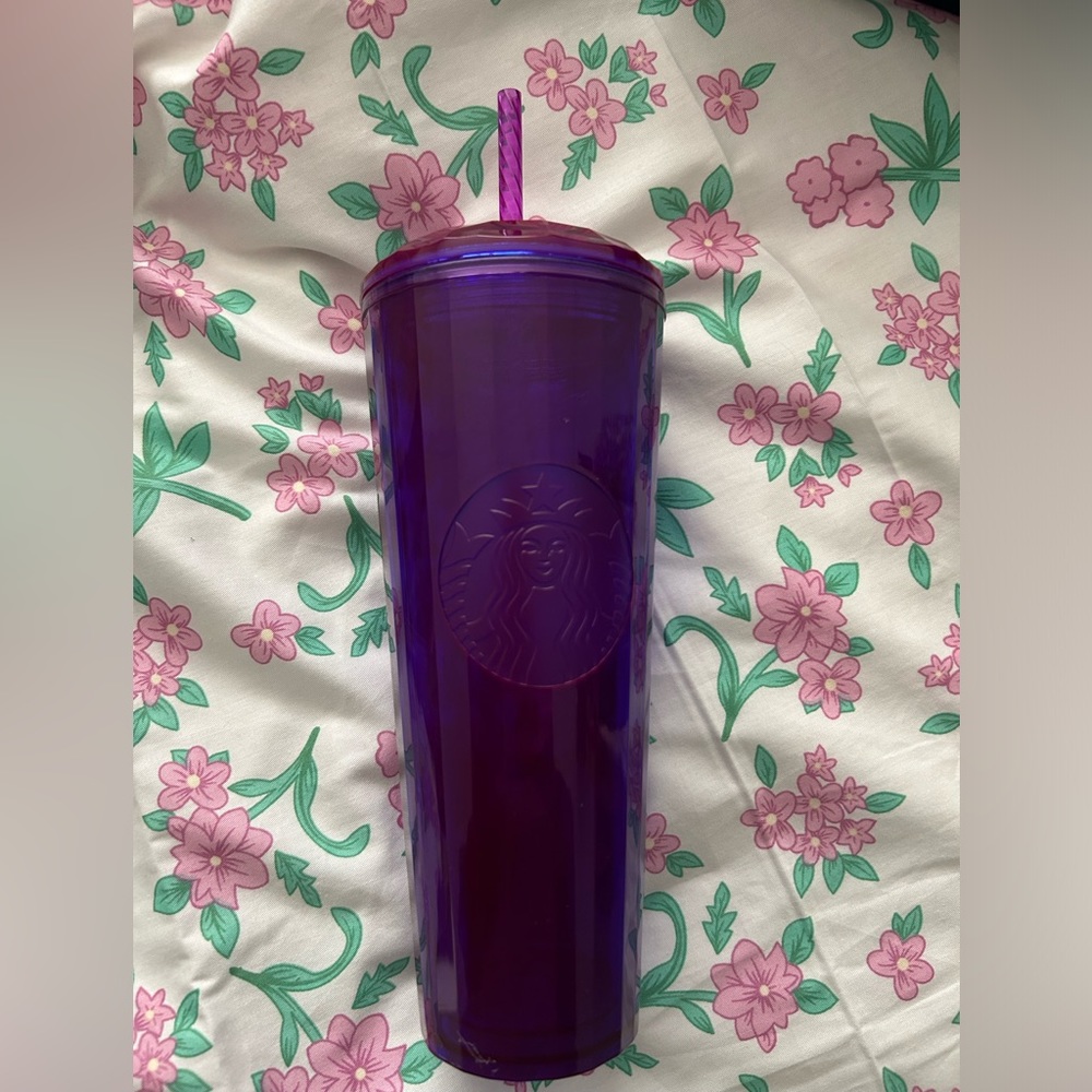 2022 Summer Purple Starbucks 24 oz Tumbler